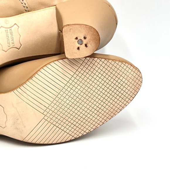 Capezio Size 4.5 750 Caramel Tan Jr. Footlight T-Strap Character Dance Shoes - Picture 11 of 13